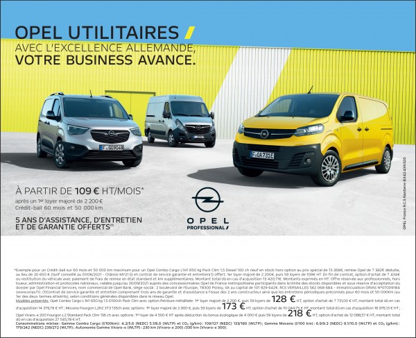 Découvrez la gamme utilitaire Opel. Réservée aux professionnels.